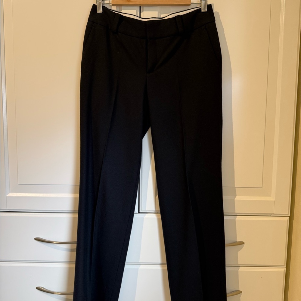 Banana Republic Woman Black Dress Pants - Classic Straight Fit